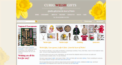 Desktop Screenshot of curigwelshgifts.co.uk
